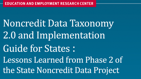 noncredit data