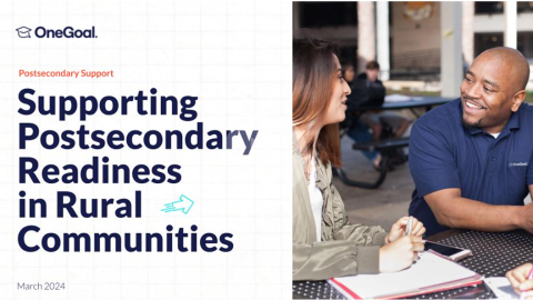 Screenshot of Supporting Postsecondary Readiness in Rural Communities