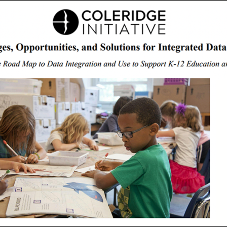 Screenshot of hallenges, Opportunities, and Solutions for Integrated Data Systems Adaptable Road Map to Data Integration and Use to Support K-12 Education and Beyond page